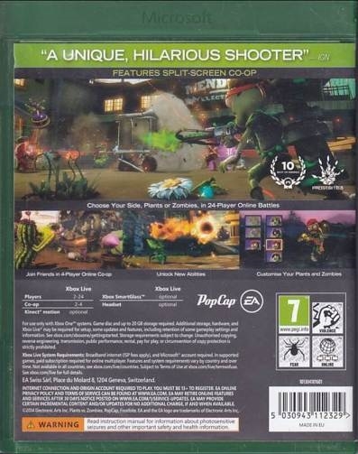 Plants vs Zombies Garden Warfare - Xbox One Spil (A-Grade) (Genbrug)